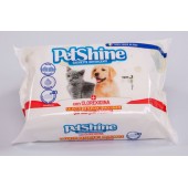 PETSHINE SALVIETTINE IGIENICHE CON CLOREXIDINA 40 PEZZI 